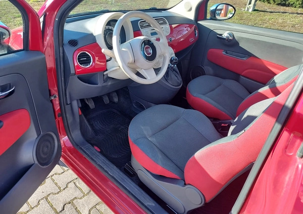 Fiat 500 cena 28500 przebieg: 129000, rok produkcji 2015 z Mosina małe 67